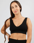 BRALETTE ALGODON CONFÍA NEGRO