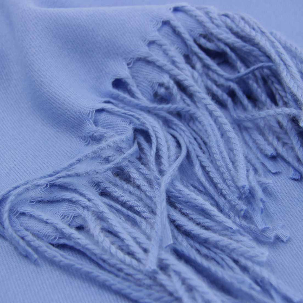 BUFANDA CASHMERE CELESTE