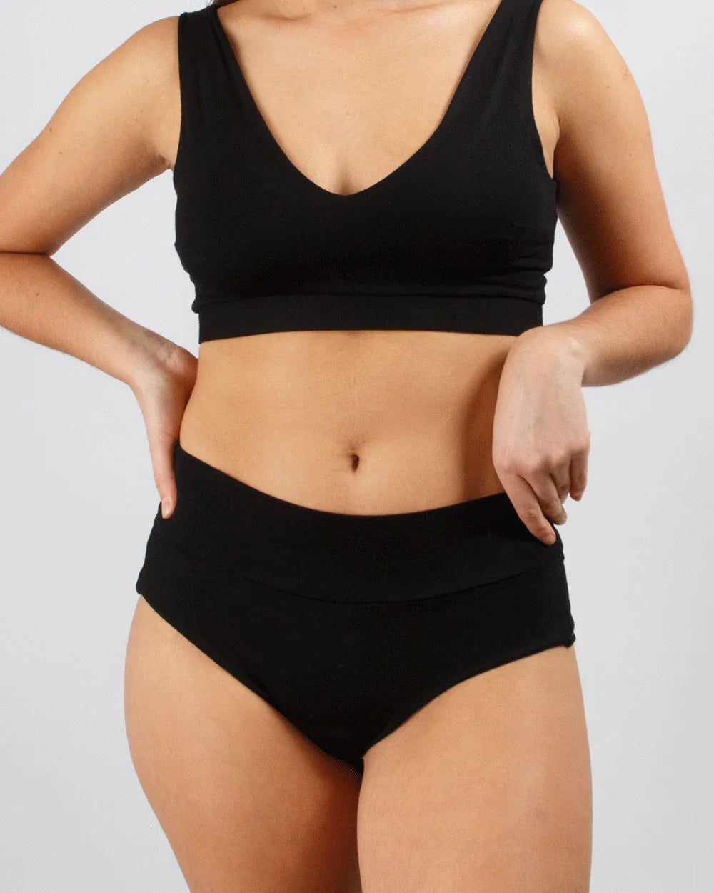 CULOTTE ALGODON AMA NEGRO