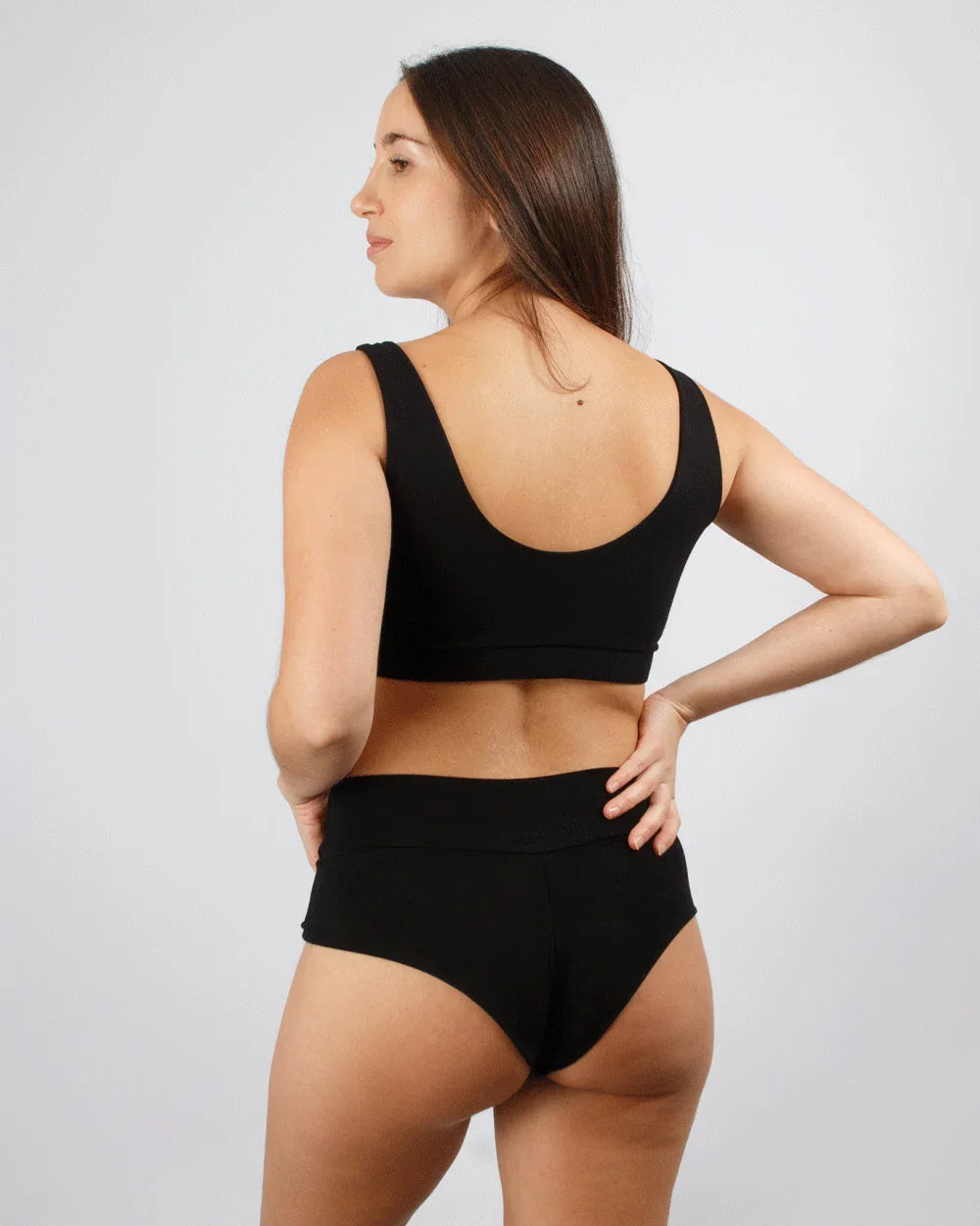 CULOTTE ALGODON AMA NEGRO