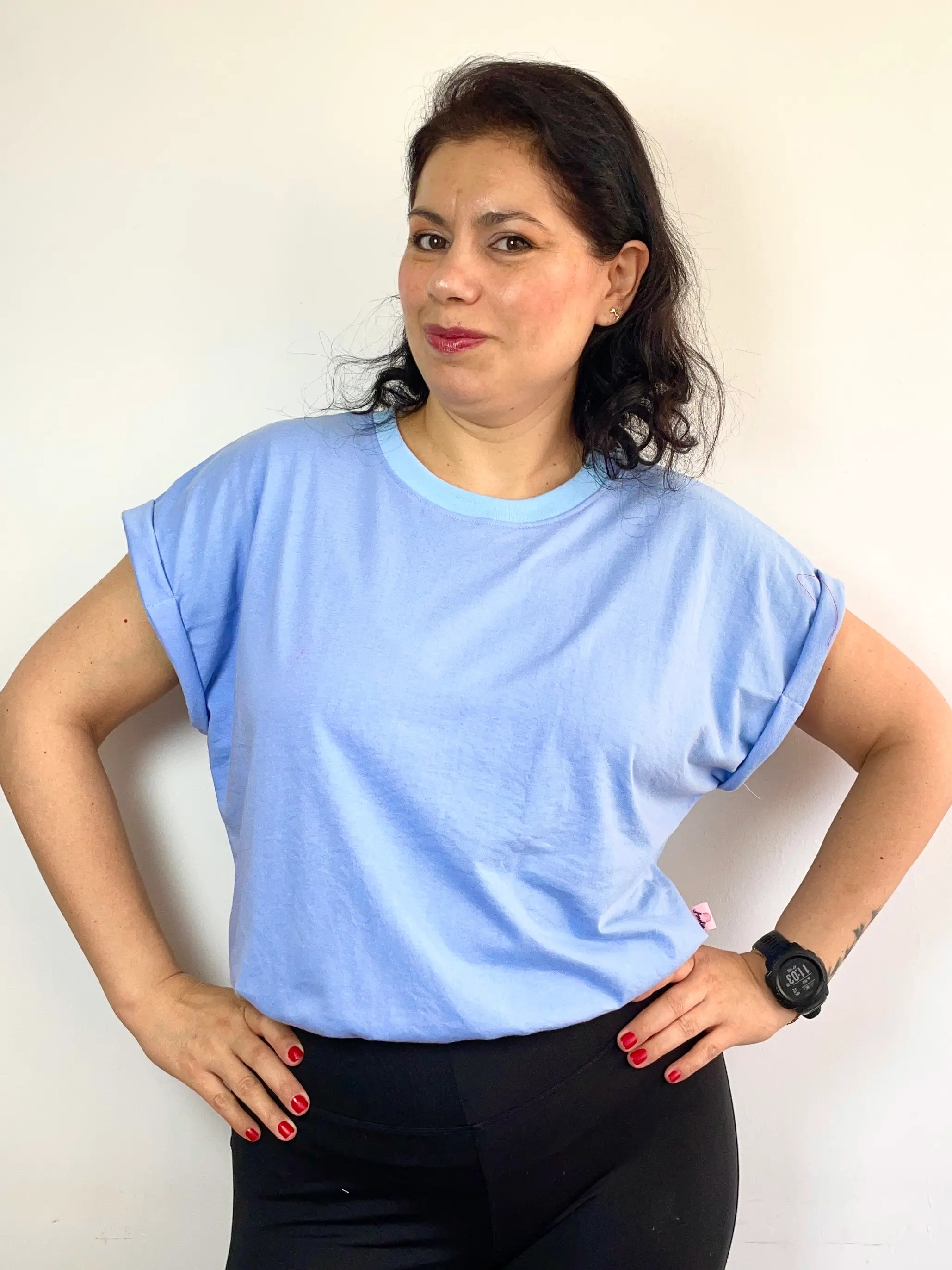 POLERA POP CANDY CELESTE