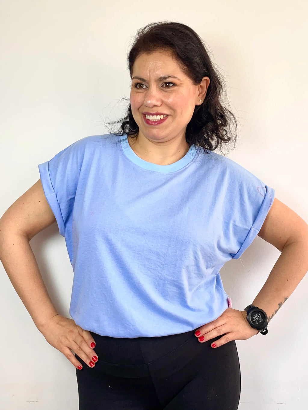 POLERA POP CANDY CELESTE