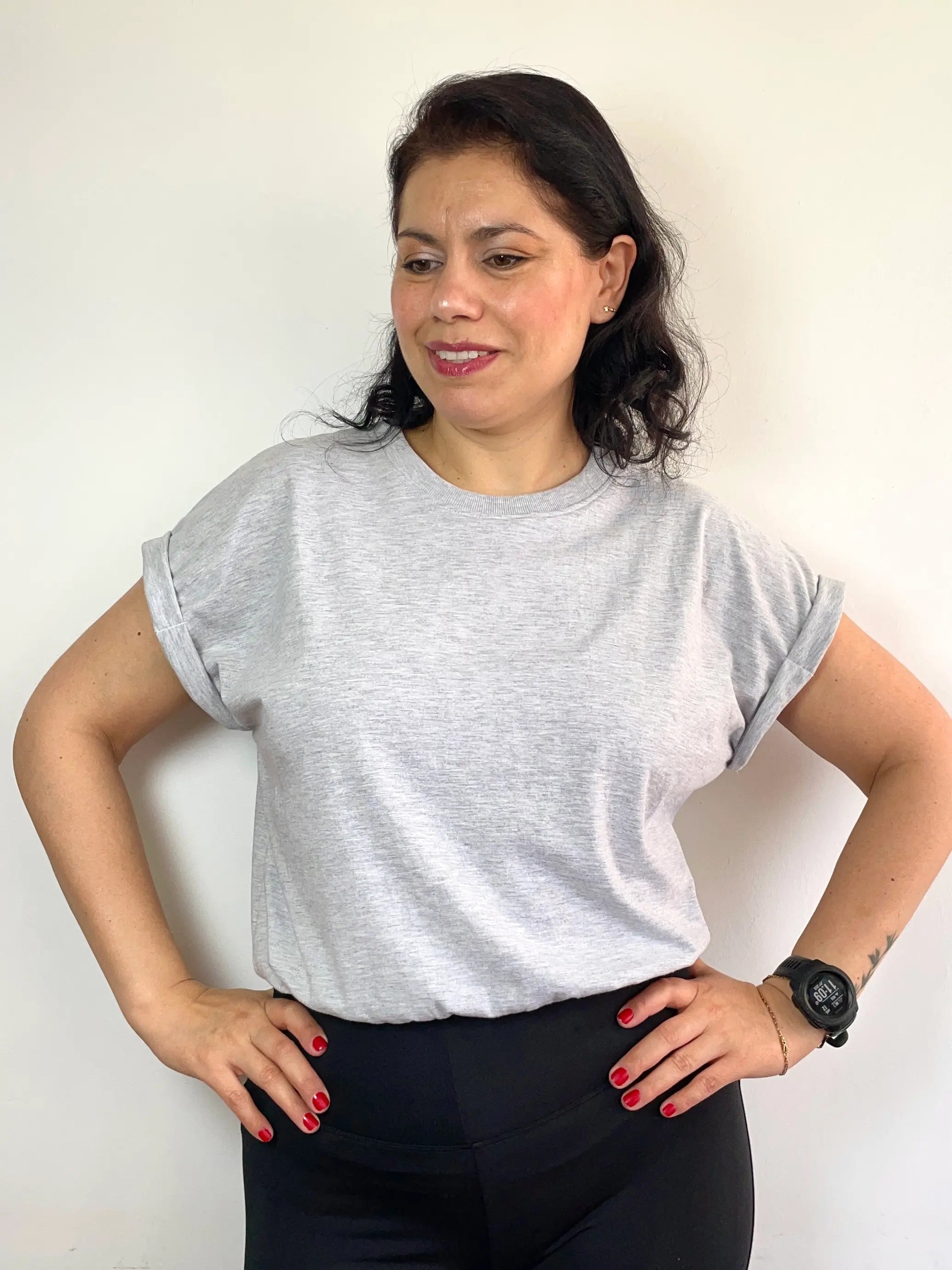 POLERA POP CANDY GRIS