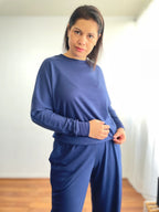POLERON COMFY TRAVEL 2.0 AZUL FRANCIA