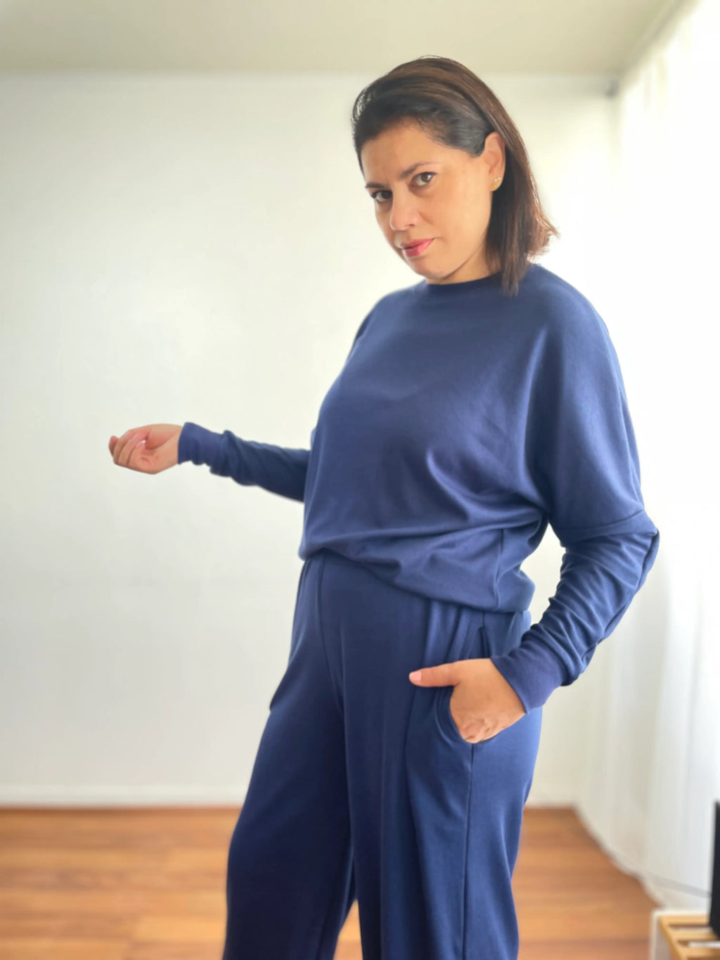 POLERON COMFY TRAVEL 2.0 AZUL FRANCIA