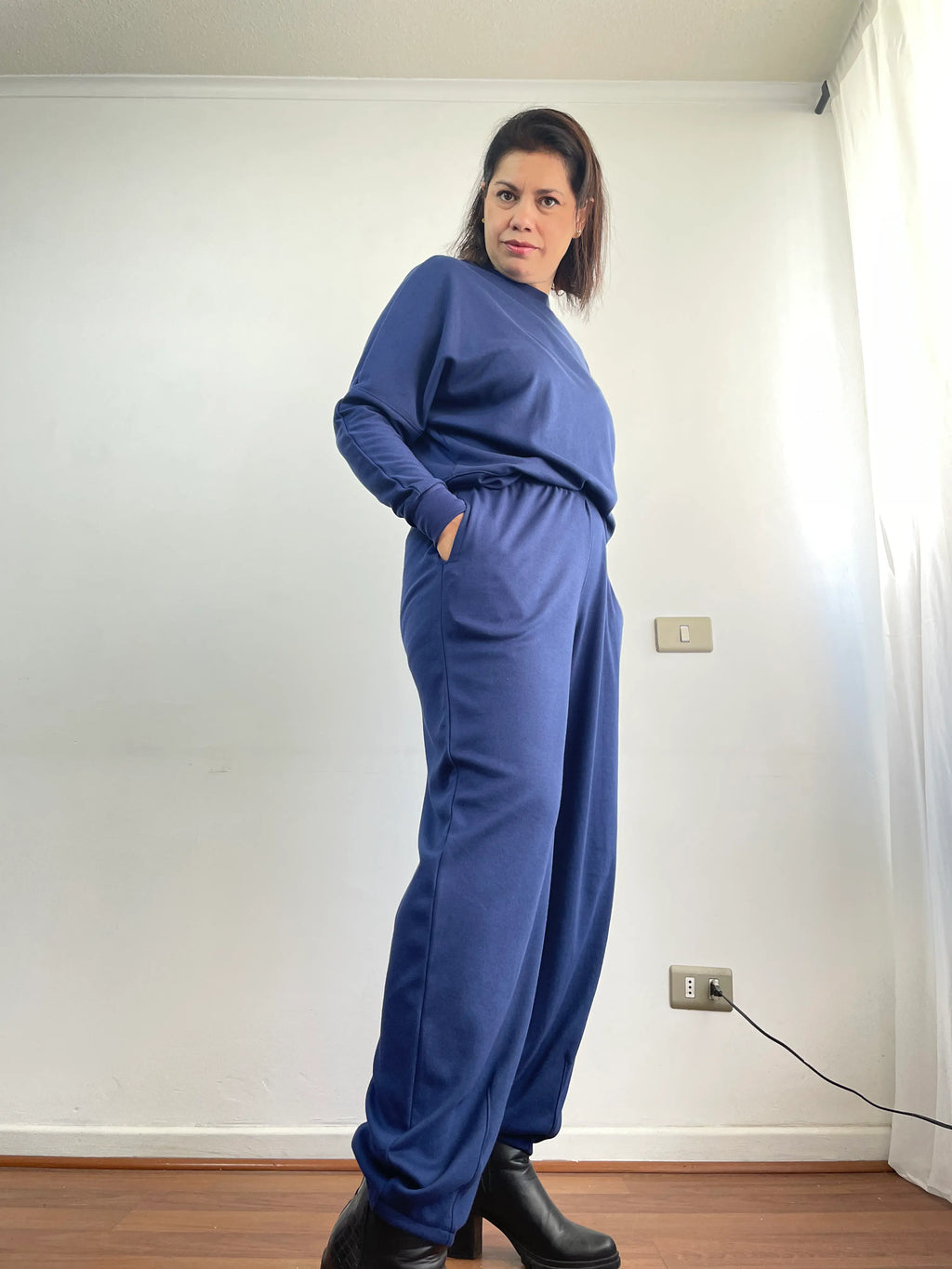PANTALON COMFY TRAVEL BALLOON AZUL FRANCIA