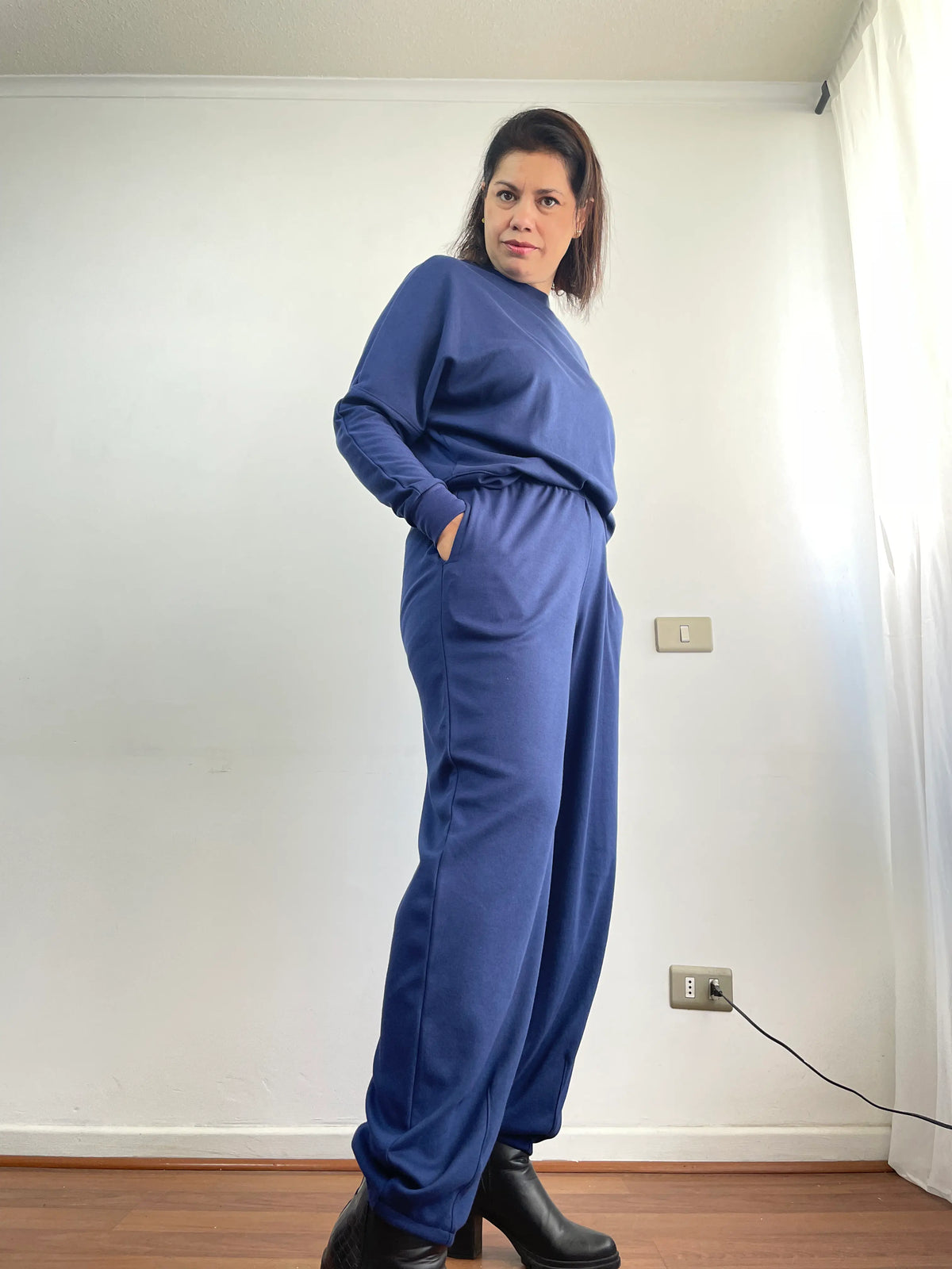 PANTALON COMFY TRAVEL BALLOON AZUL FRANCIA