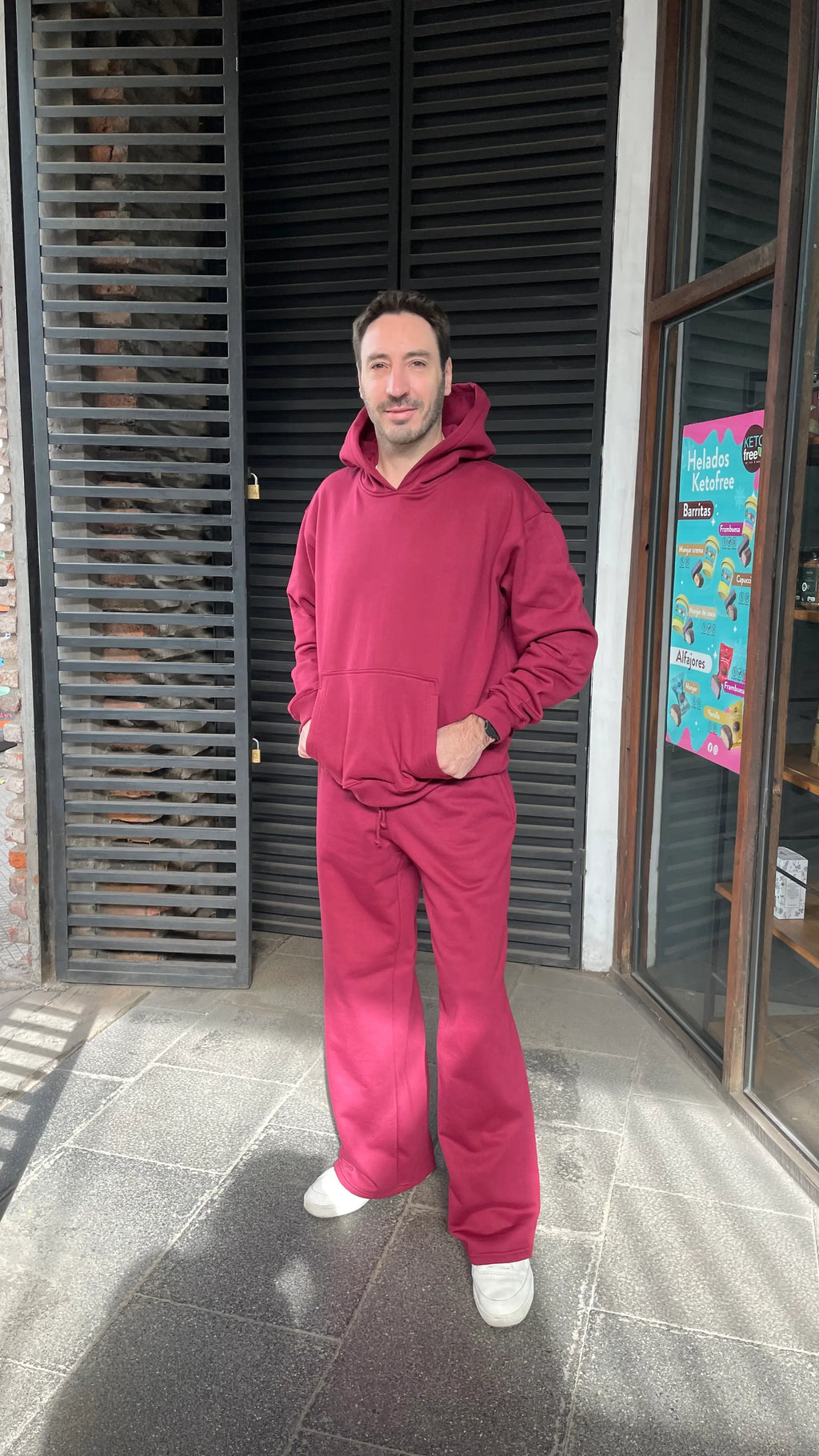 POLERON HOODIE OVERSIZED UNISEX BURDEO