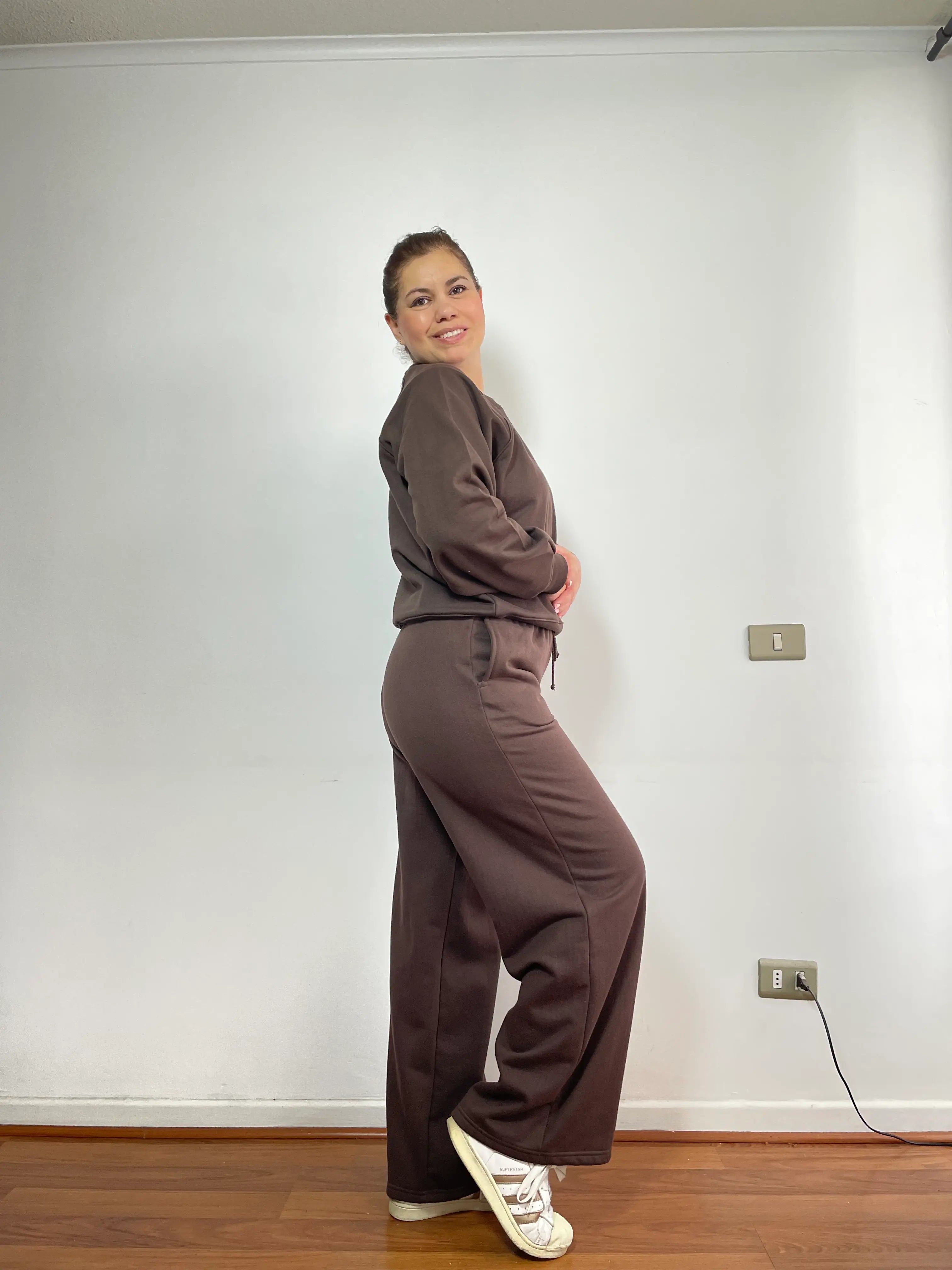 PANTALON BAGGY UNISEX CAFÉ