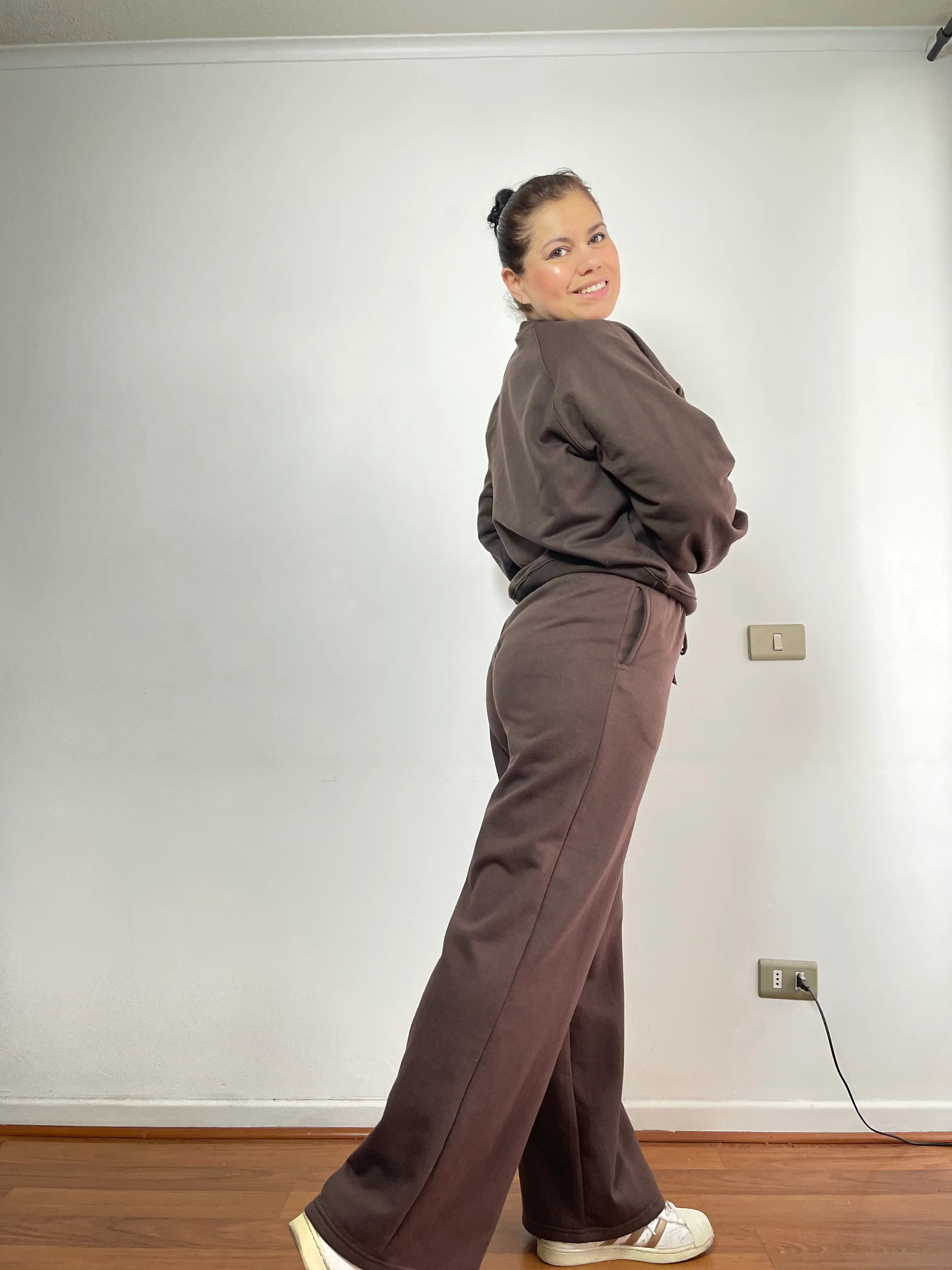 PANTALON BAGGY UNISEX CAFÉ