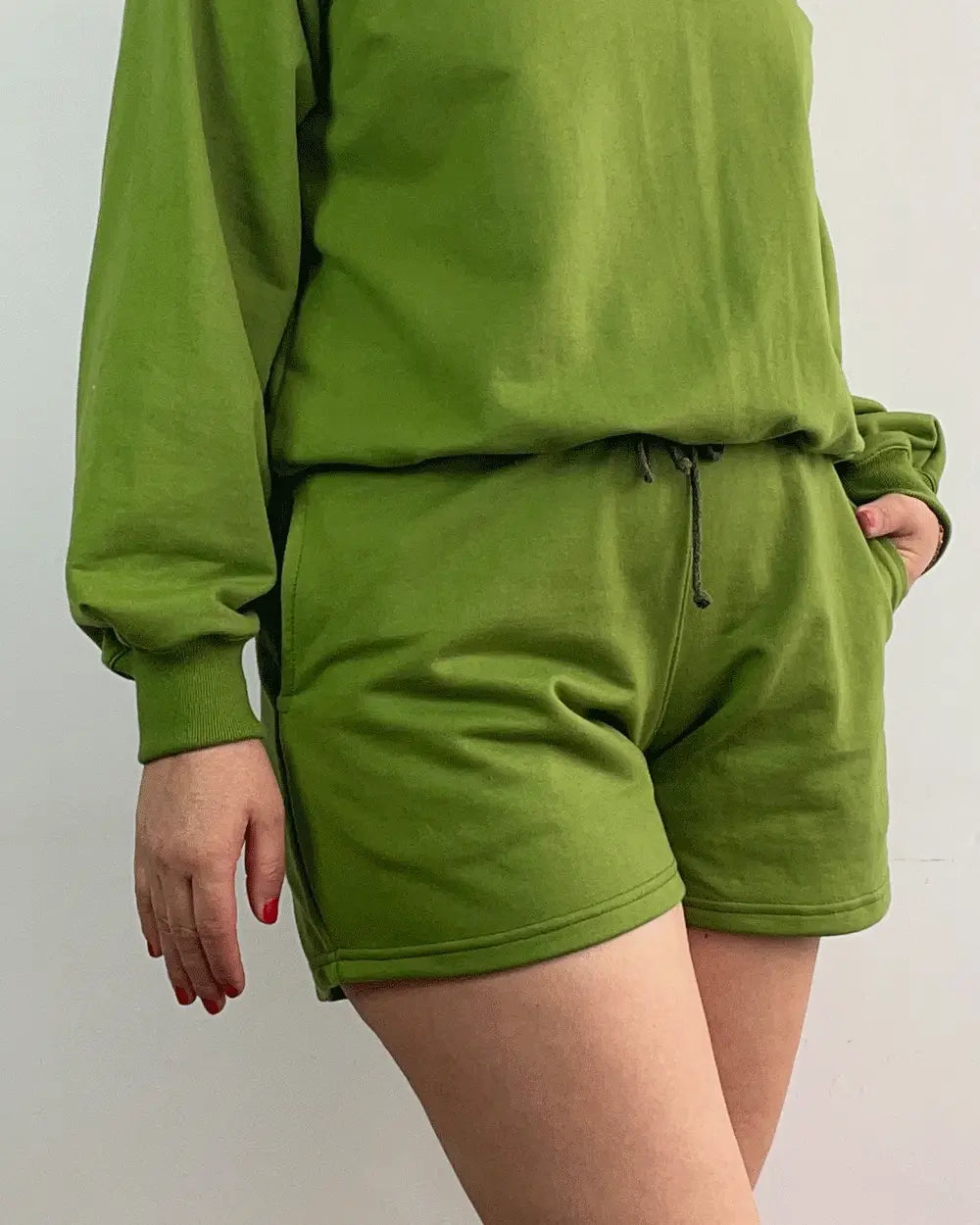 SHORT POP VERDE SAFARI