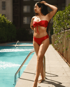 BOTTOMS BIKINI MARINA ROJO