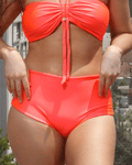 BOTTOMS BIKINI PALMER CORAL