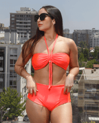 BOTTOMS BIKINI PALMER CORAL