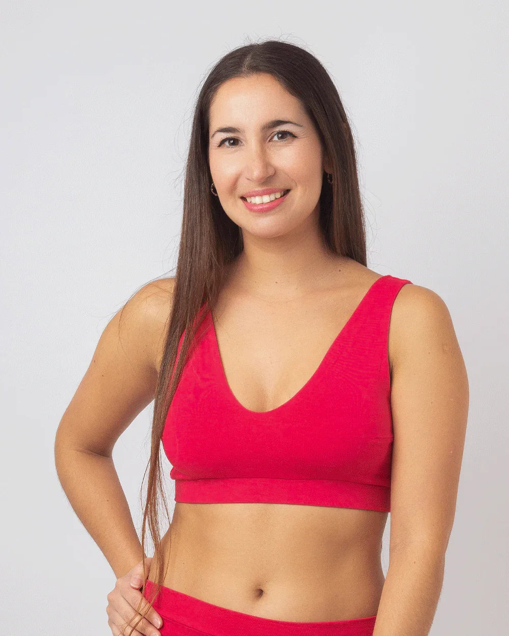 BRALETTE ALGODON CONFÍA FRAMBUESA