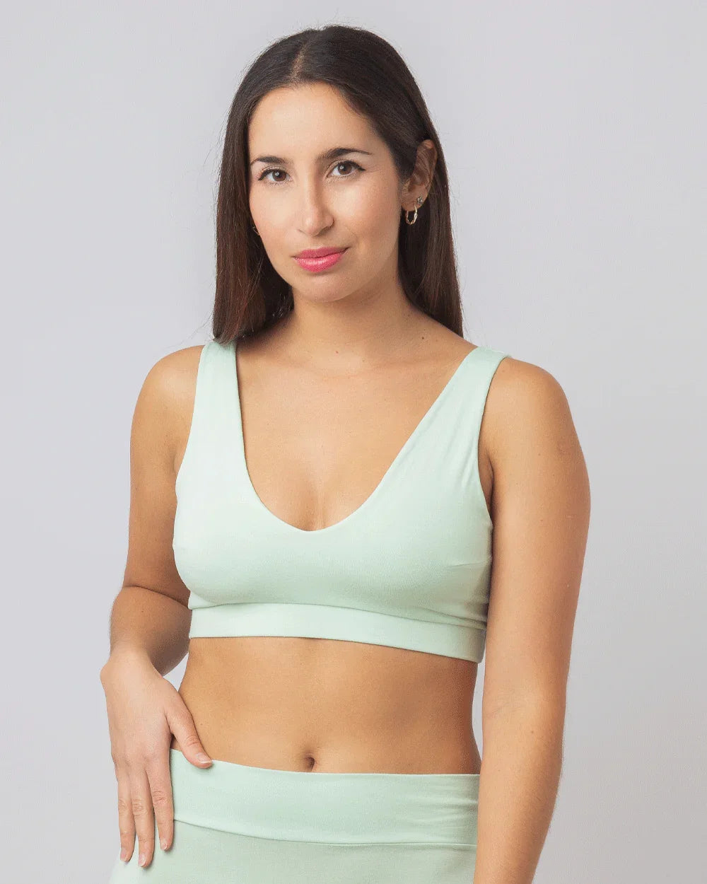 BRALETTE ALGODON CONFÍA MENTA
