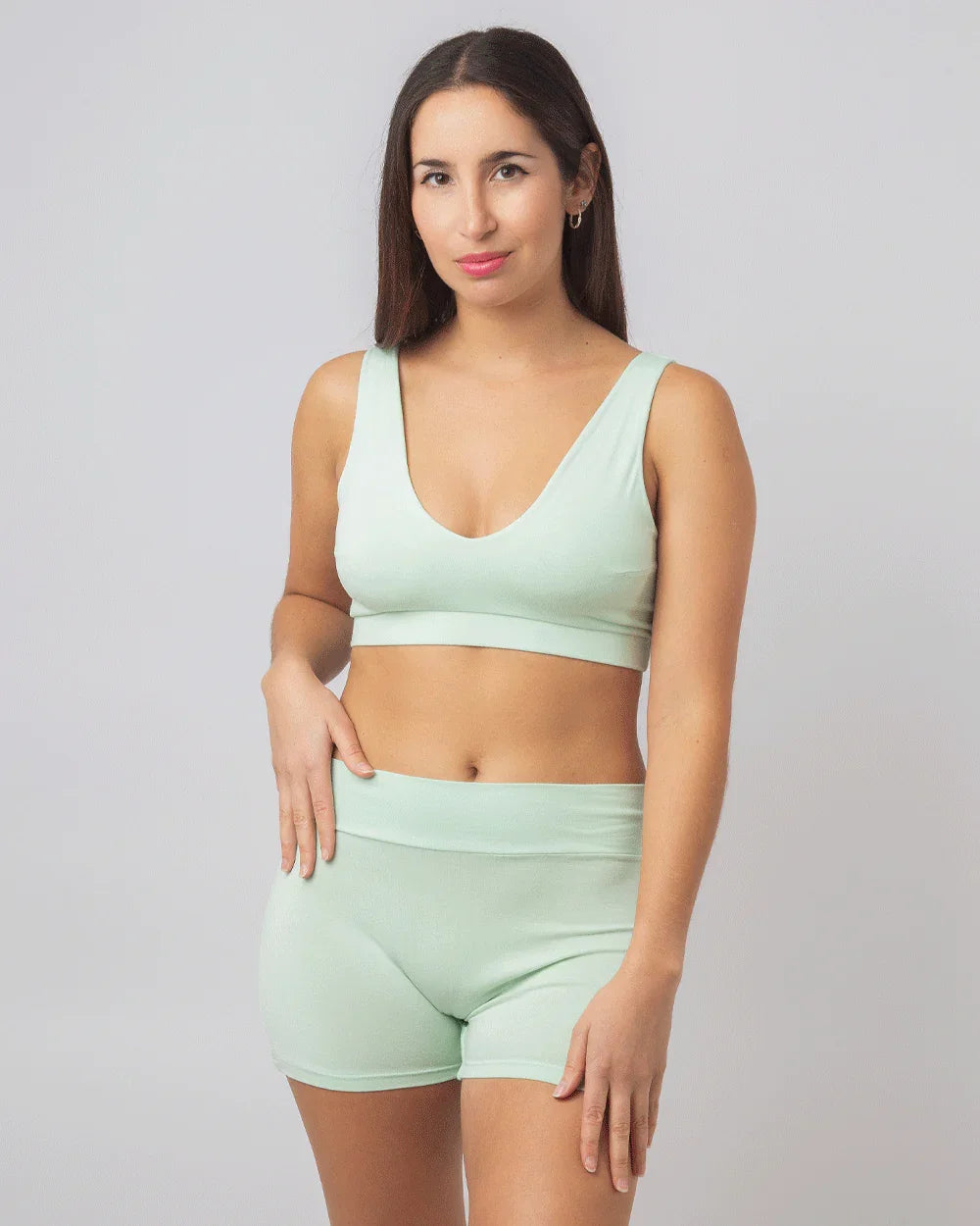 BRALETTE ALGODON CONFÍA MENTA