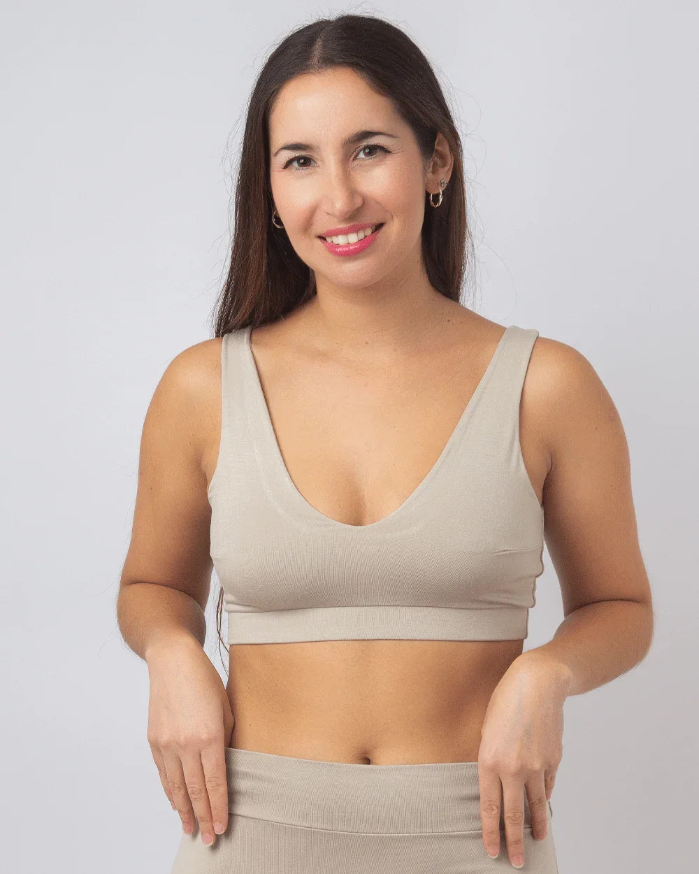 BRALETTE ALGODON CONFÍA MOKA