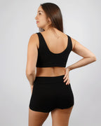BRALETTE ALGODON CONFÍA NEGRO