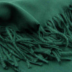BUFANDA CASHMERE VERDE MUSGO
