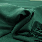 BUFANDA CASHMERE VERDE MUSGO