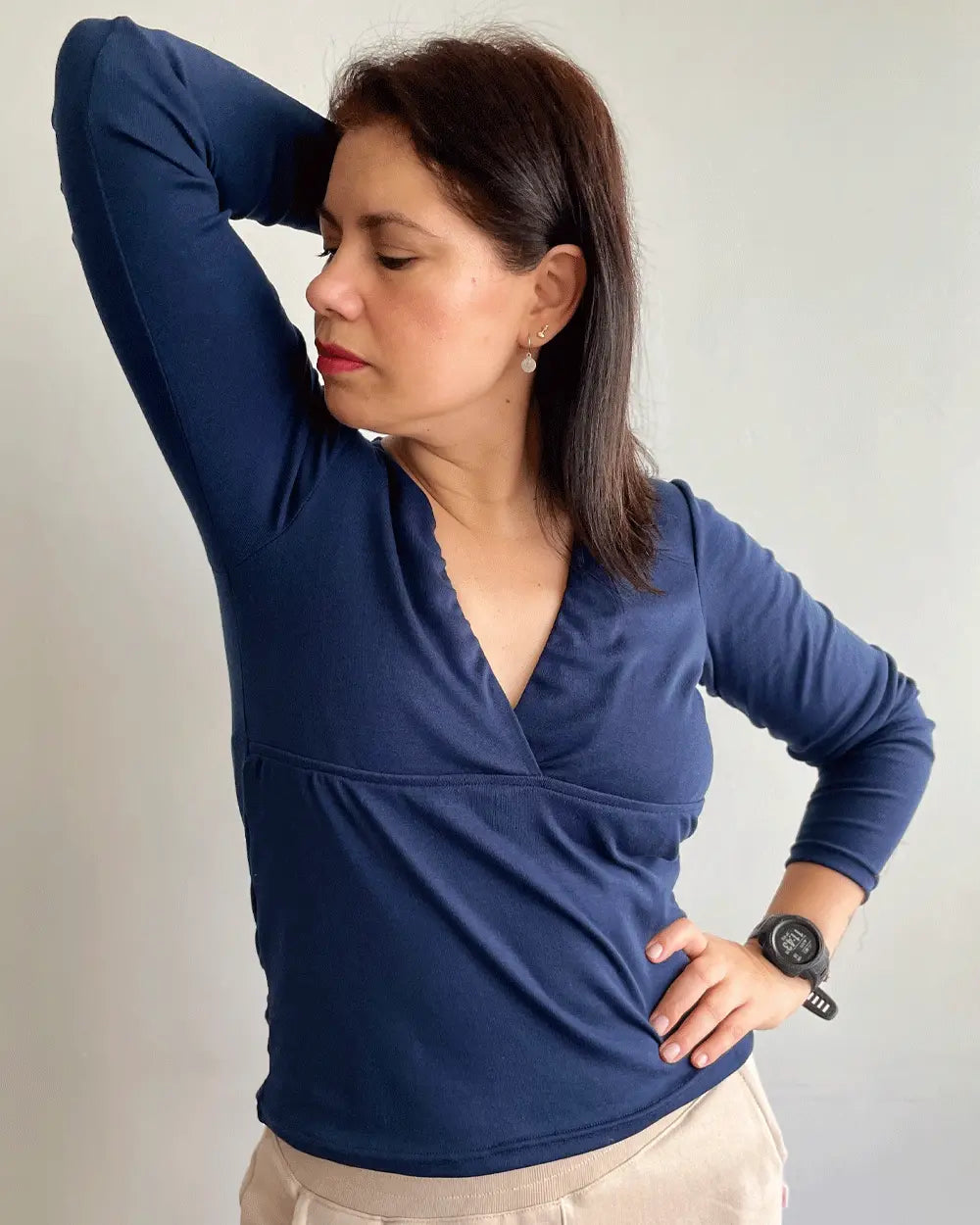 T-SHIRT ESCOTE CORAZON AZUL NAVY