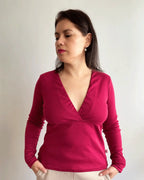 T-SHIRT ESCOTE CORAZON CHERRY