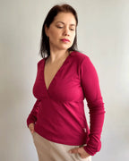 T-SHIRT ESCOTE CORAZON CHERRY