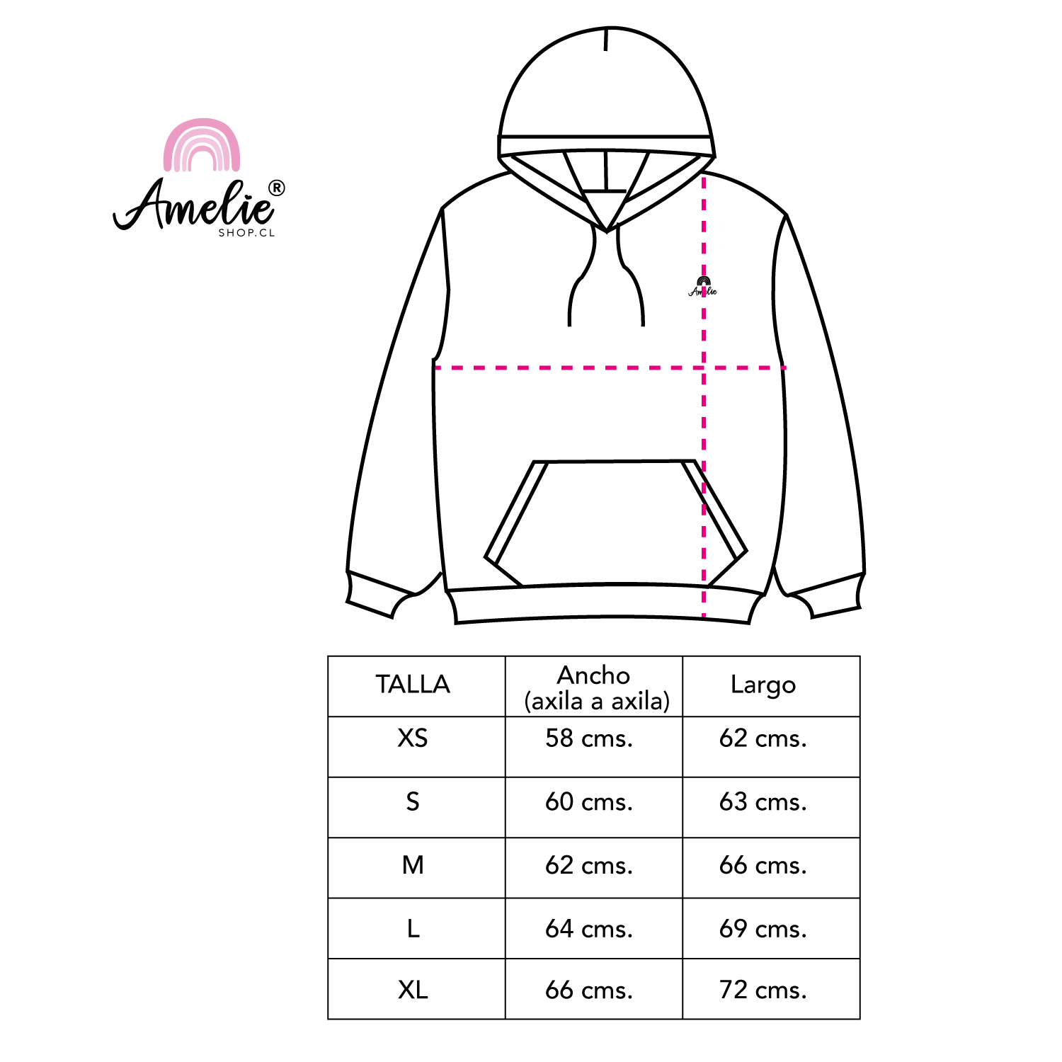 HOODIE OVERSIZED ALGODON CHERRY