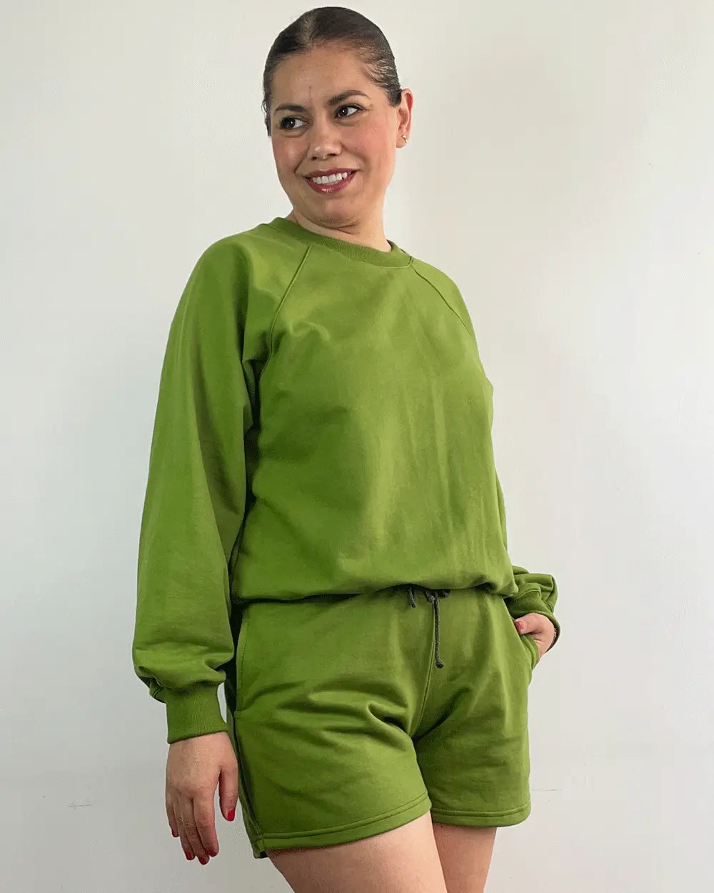 POLERON POP VERDE SAFARI