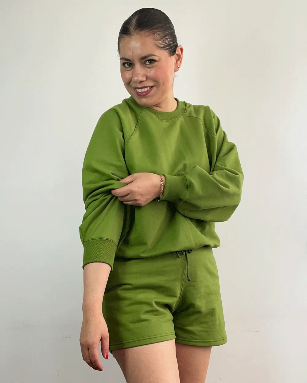 POLERON POP VERDE SAFARI