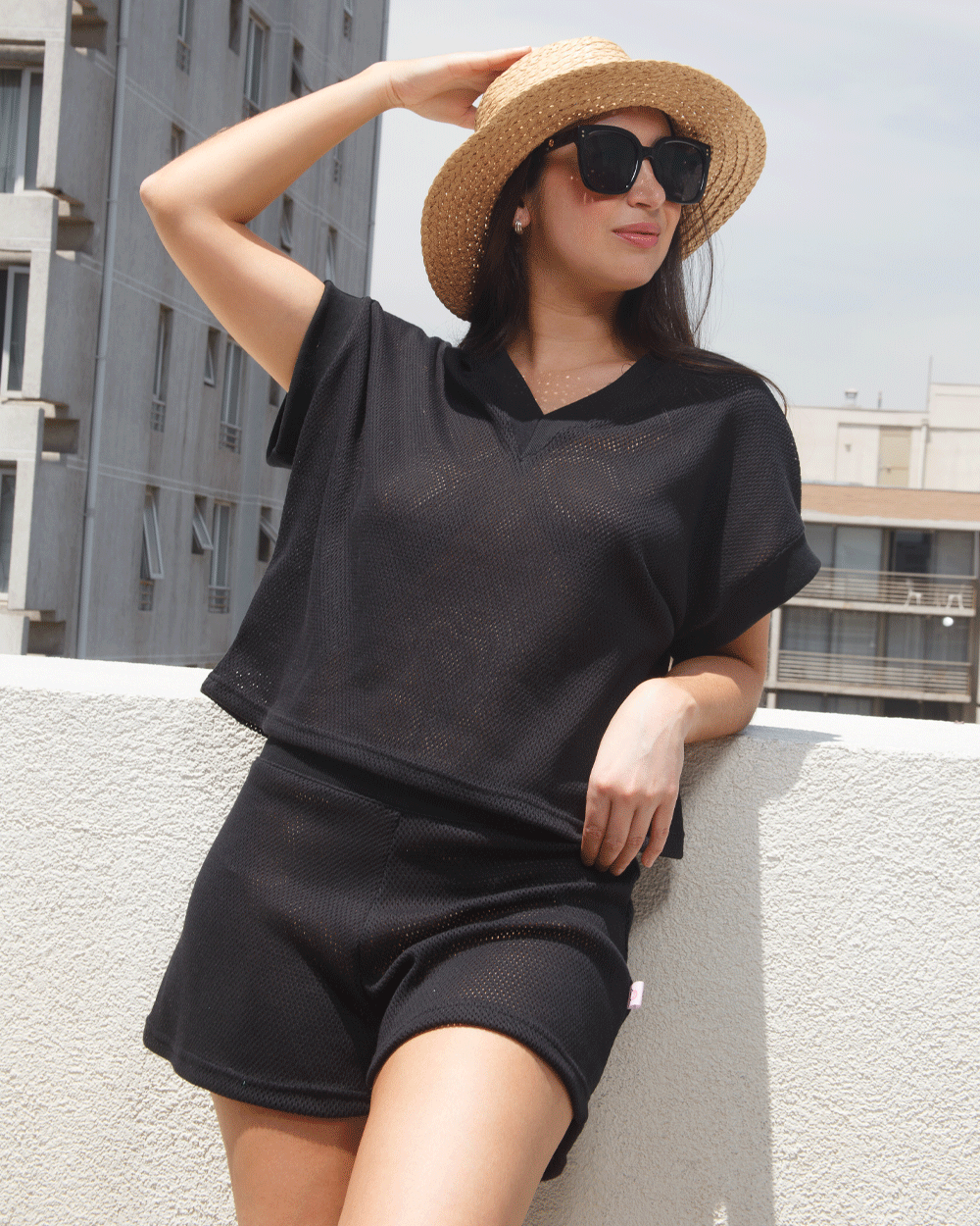 SHORT PLAYA NEGRO